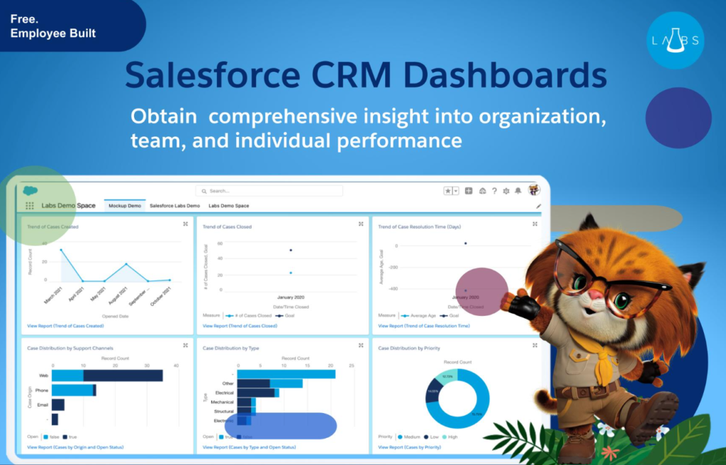 Salesforce CRM Dashboards