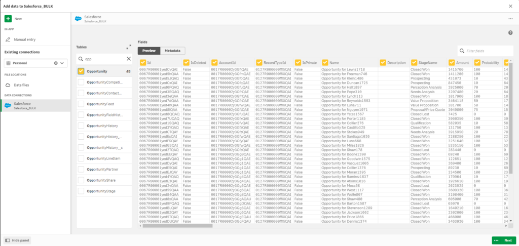 Step 2.3 - Specify the Data you will work with