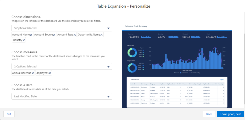 Table Expansion