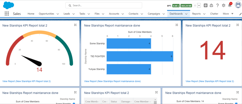 Customize the layout of your dashboard