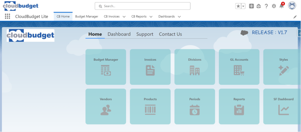 CloudBudget Dashboard