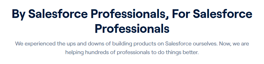 Hutte. By Salesforce Professionals, For Salesforce Professionals