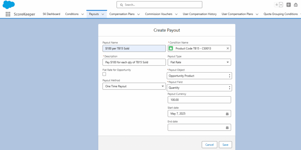 Create Payout