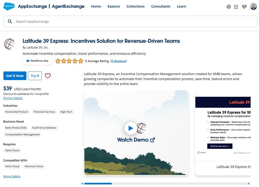 Latitude 39 Express on AppExchange