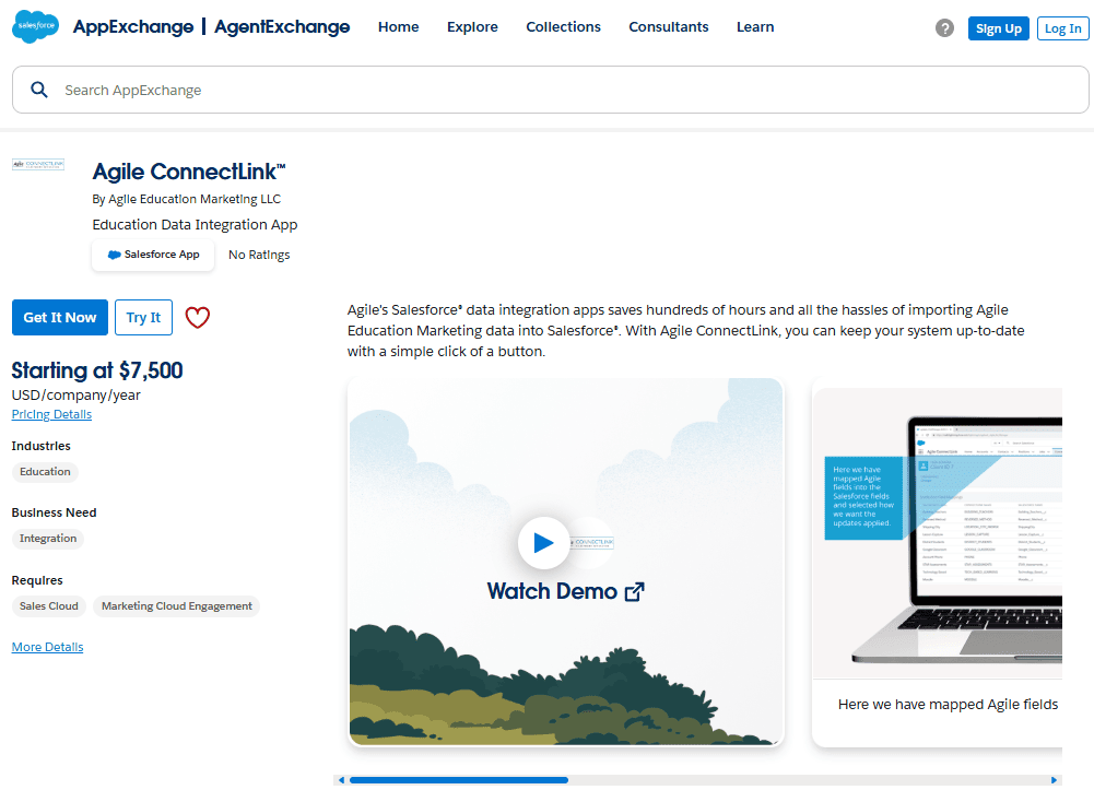 Agile ConnectLink on AppExchange