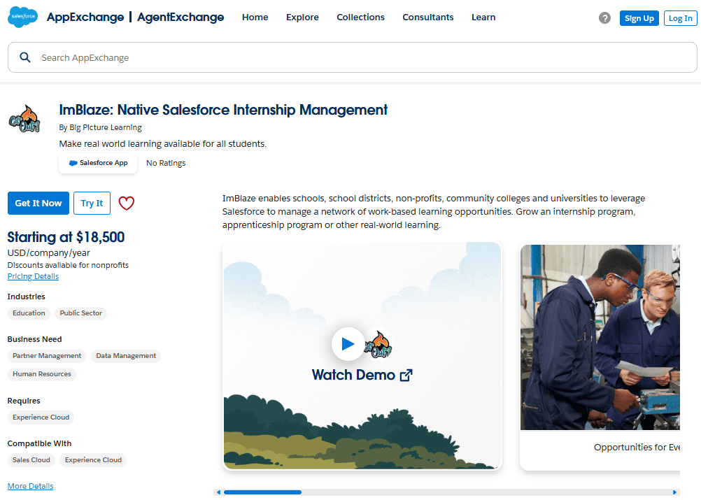 ImBlaze on AppExchange
