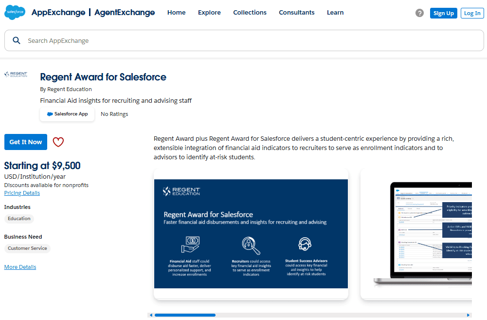 Regent Award on AppExchange