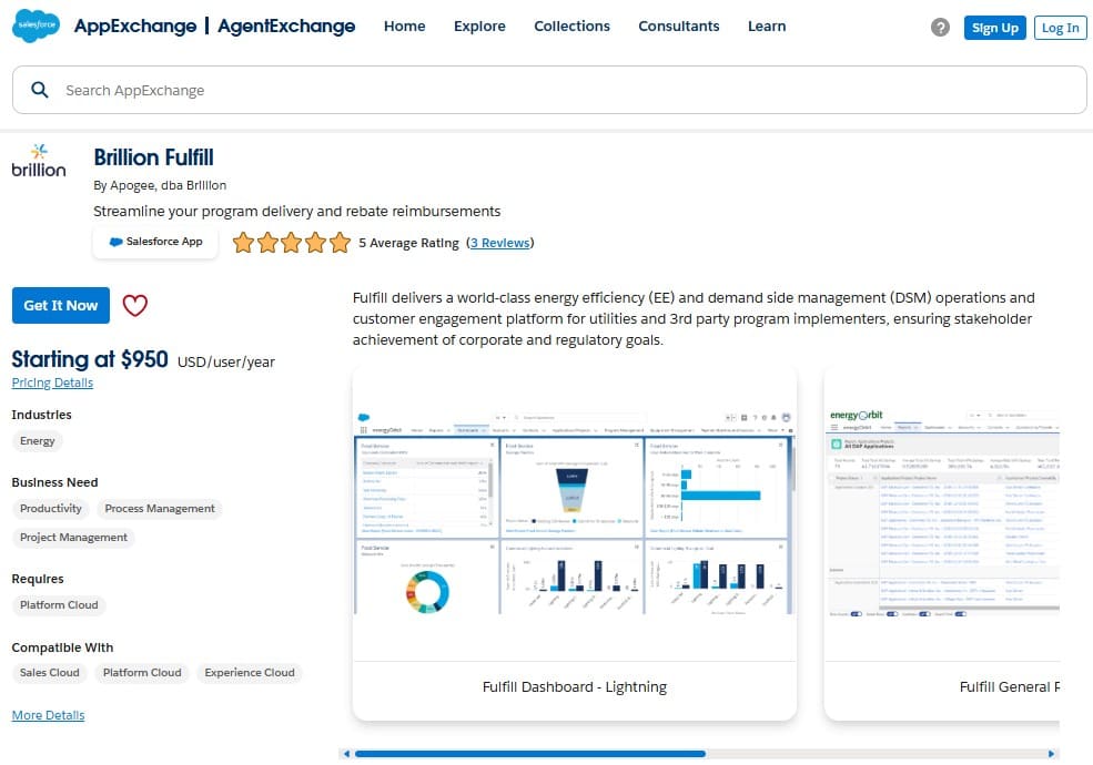 Brillion Fulfill on AppExchange