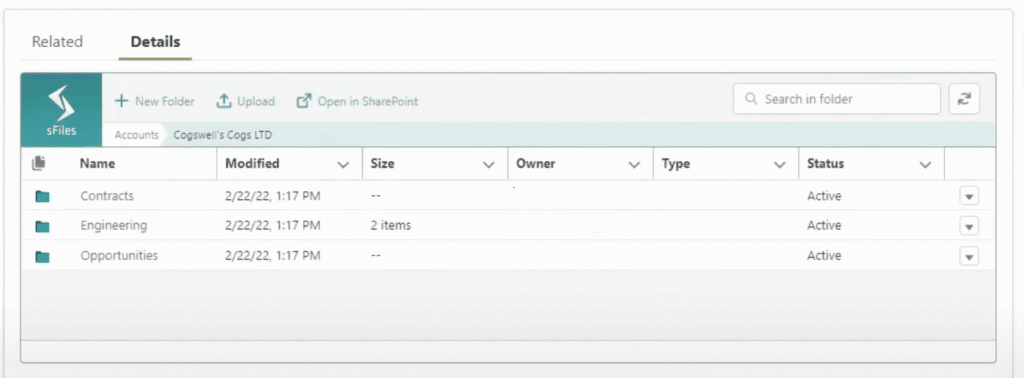 Connect Salesforce records to SharePoint