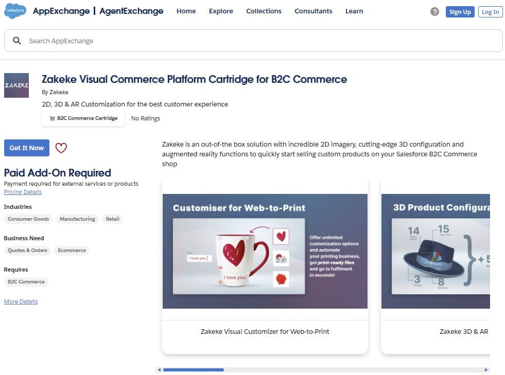Zakeke Visual Commerce Platform Cartridge on AppExchange