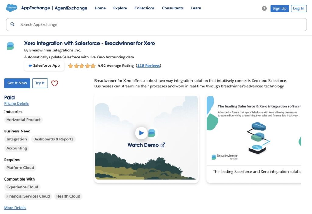 Breadwinner for Xero