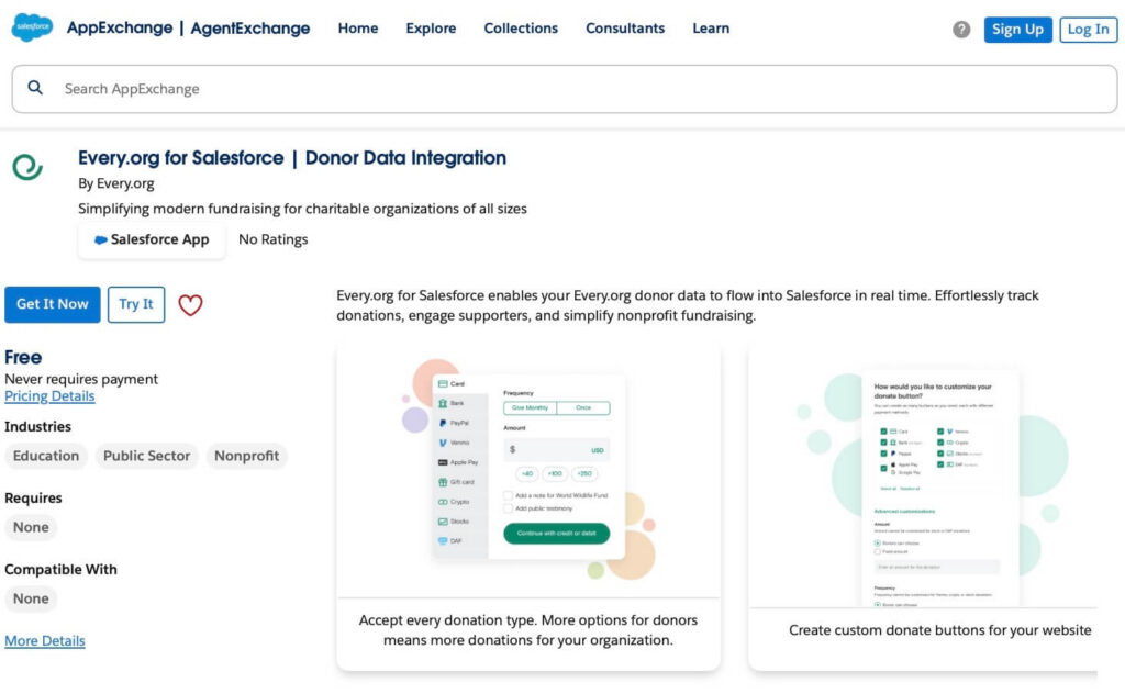 Every.org for Salesforce _ Donor Data Integration