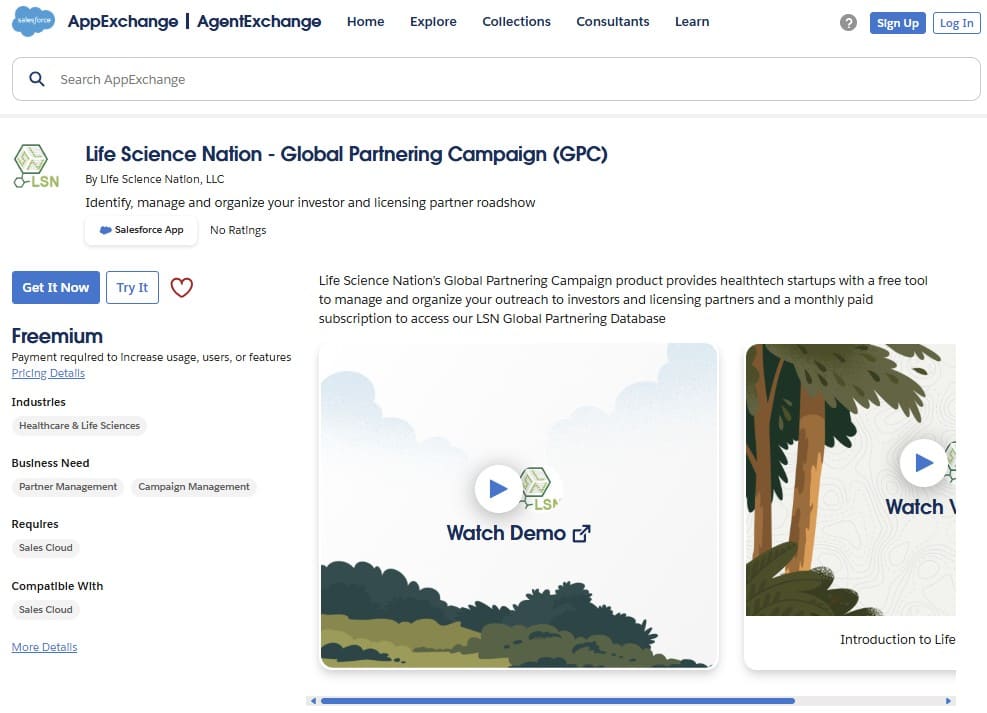Life Science Nation on AppExchange