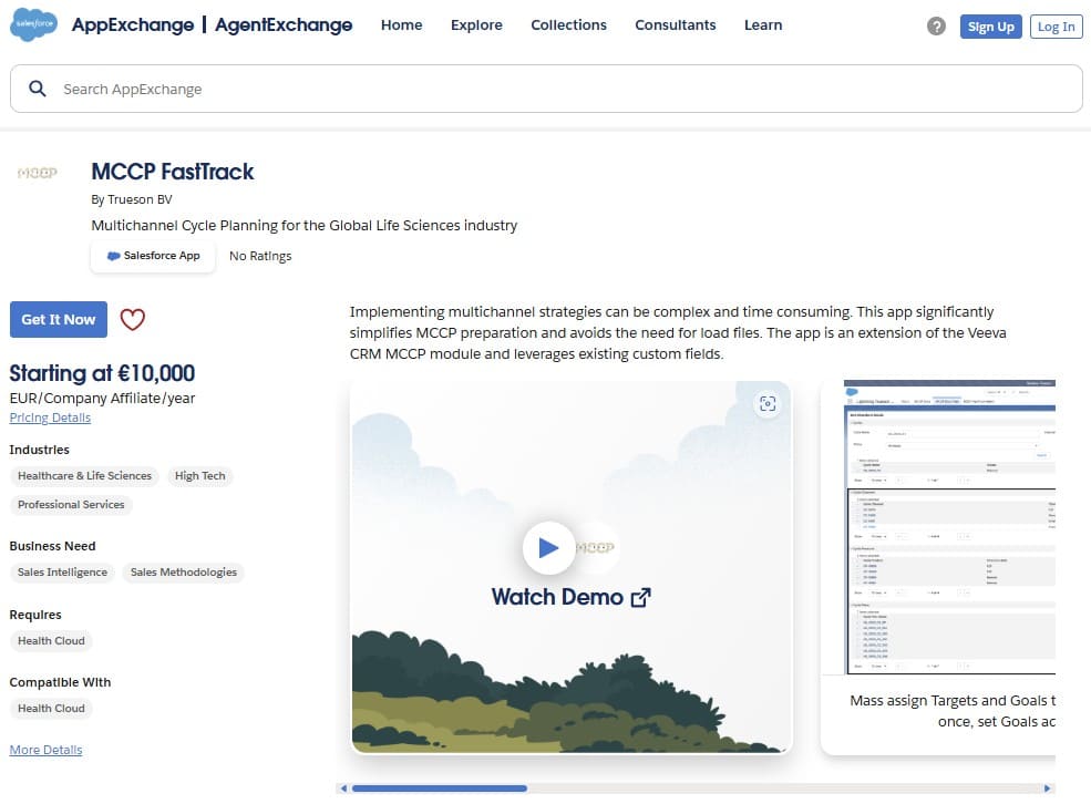 MCCP FastTrack on AppExchange