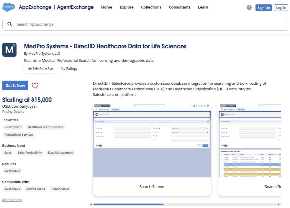 MedPro Systems on AppExchange