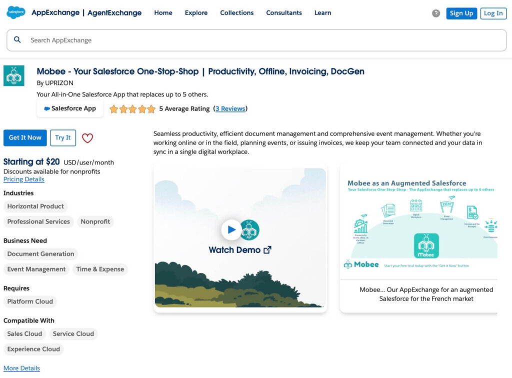 Mobee - Your Salesforce One-Stop-Shop _ Productivity, Offline, Invoicing, DocGen