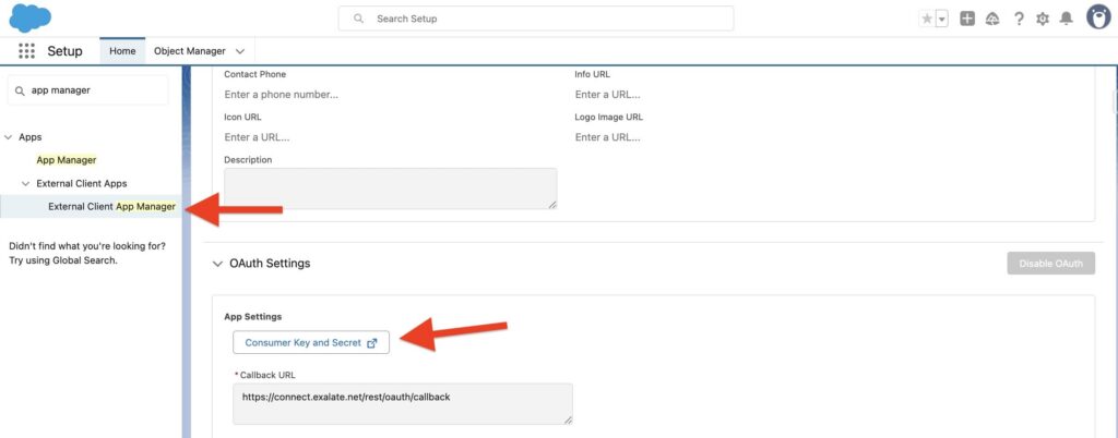 External Client App Manager