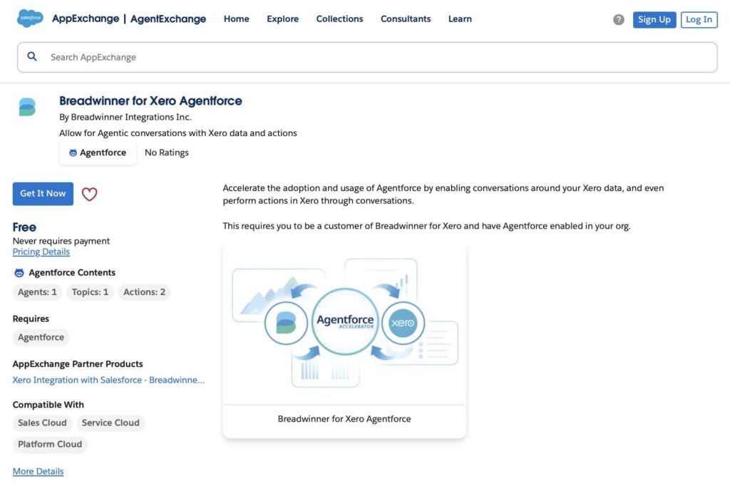 Breadwinner for Xero Agentforce