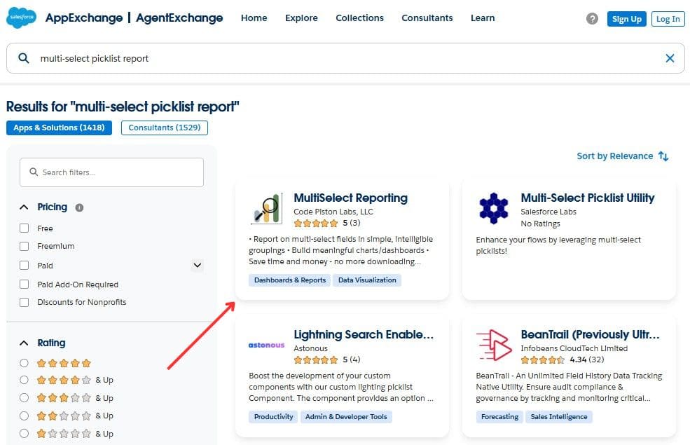 Searching for the right solution on AppExchange