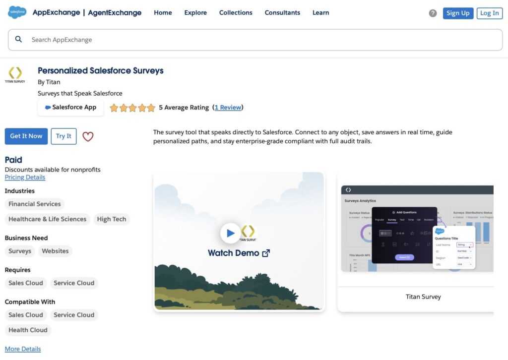 Personalized Salesforce Surveys