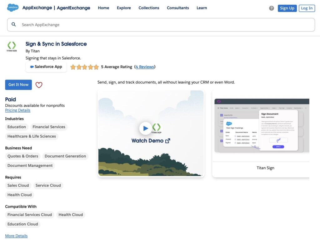 Sign & Sync in Salesforce