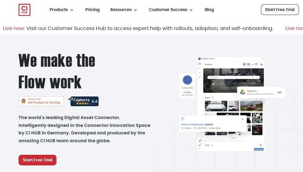 CI HUB Connector website