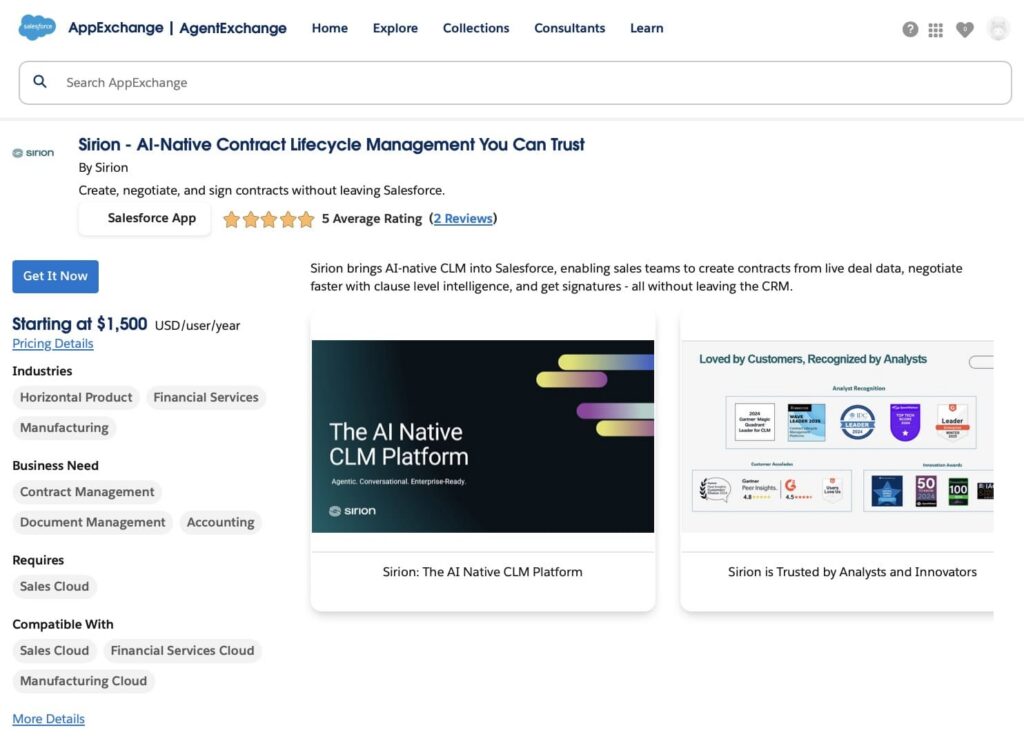 Sirion - AI-Native Contract Lifecycle Management You Can Trust
