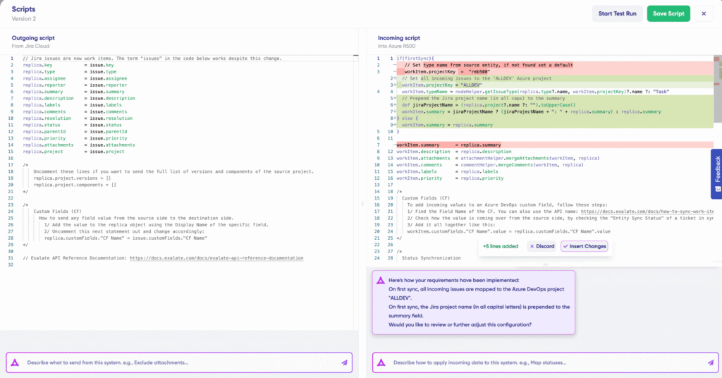 Review the draft in Aida