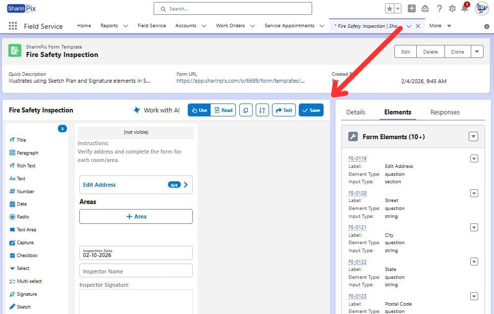 SharinPix Form Template Editor