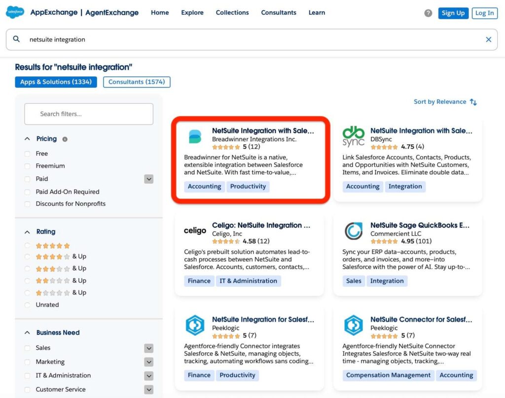 NetSuite Integration