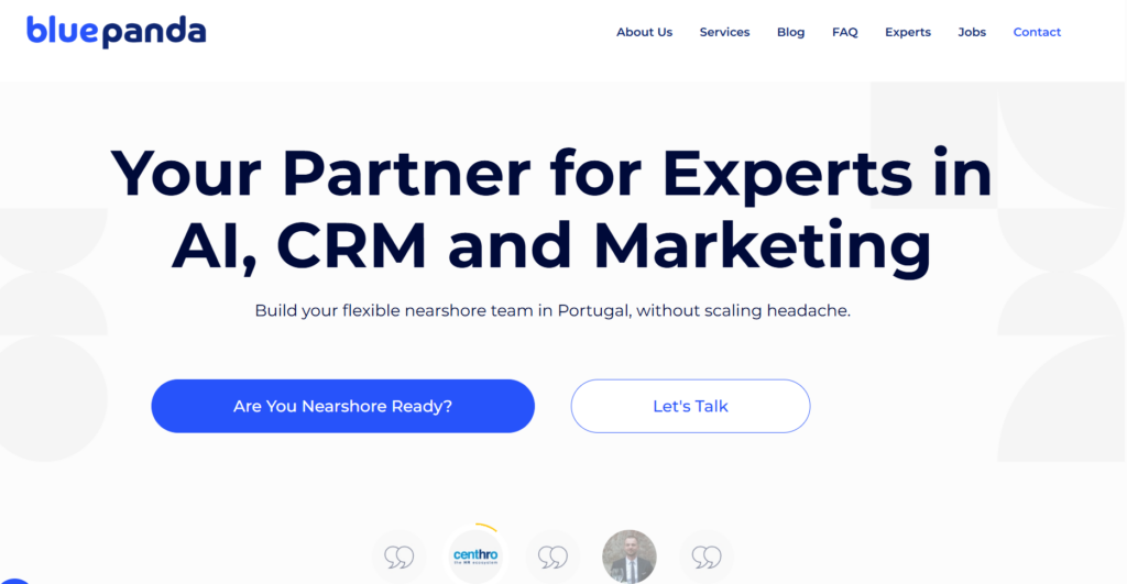 bluepanda salesforce consulting partner in lisbon