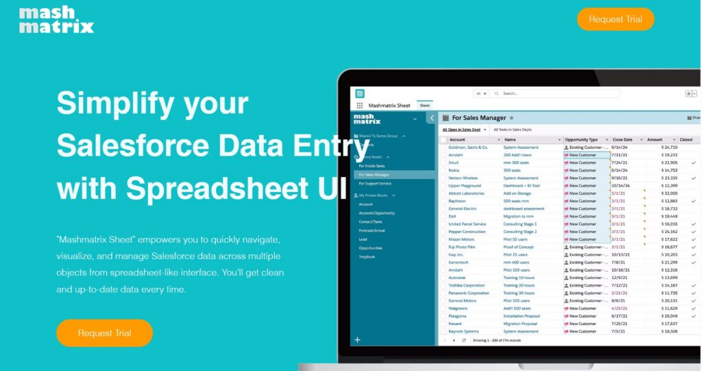 mashmatrix salesforce development company in tokyo