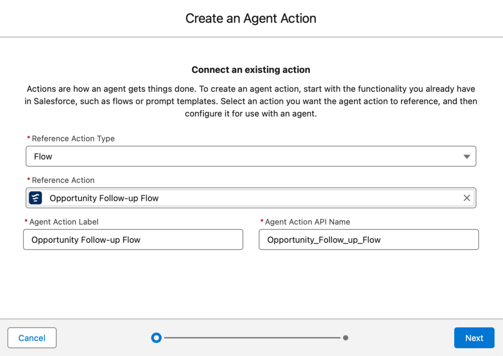 Connect the Flow as an Action