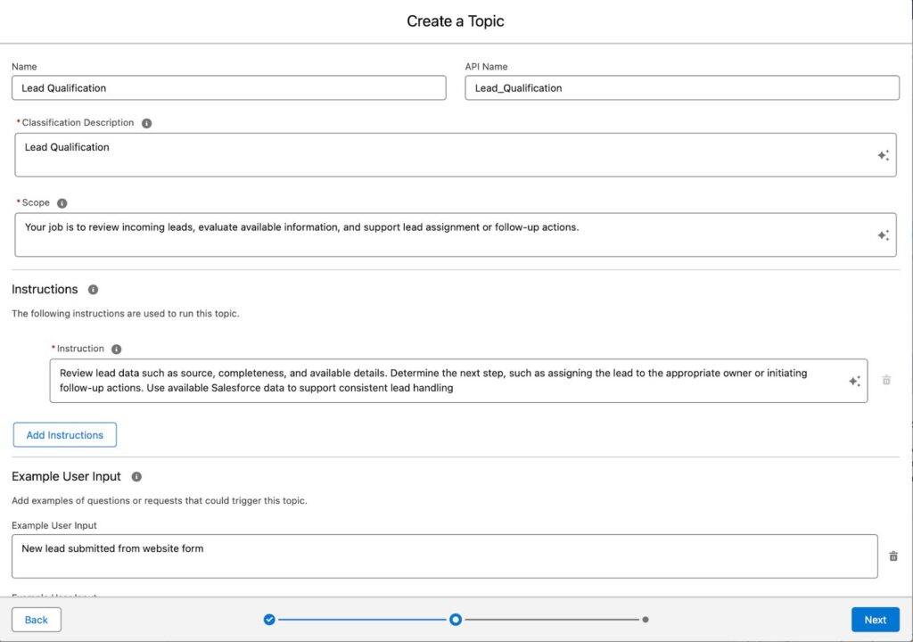 Create and Configure Topic