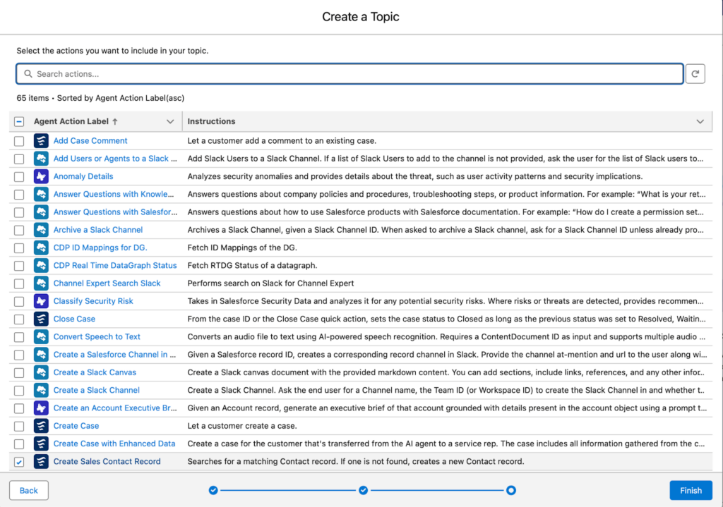 Create and Configure Topic2