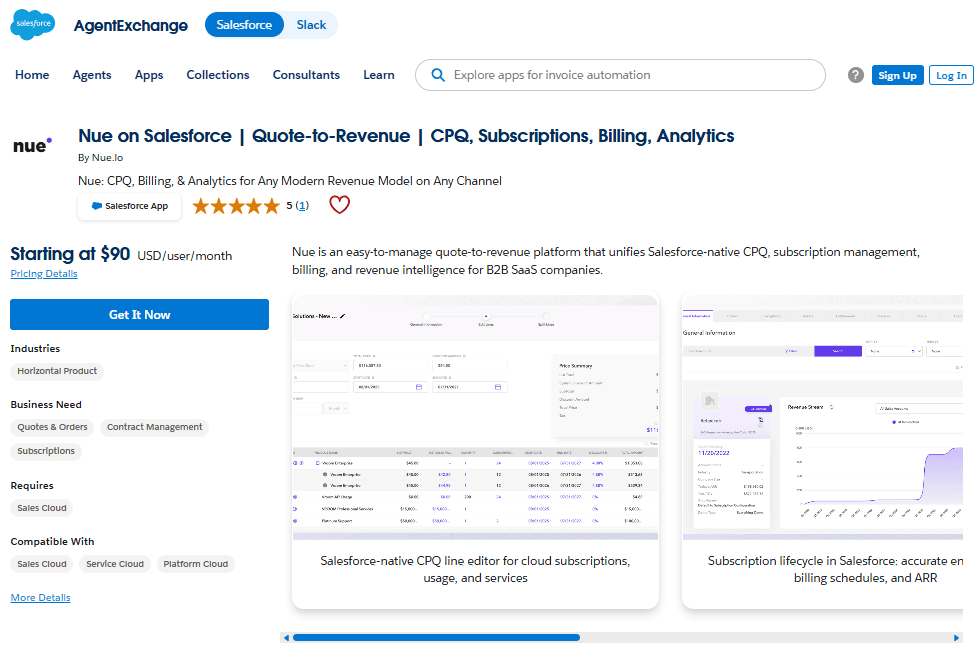 Nue on Salesforce