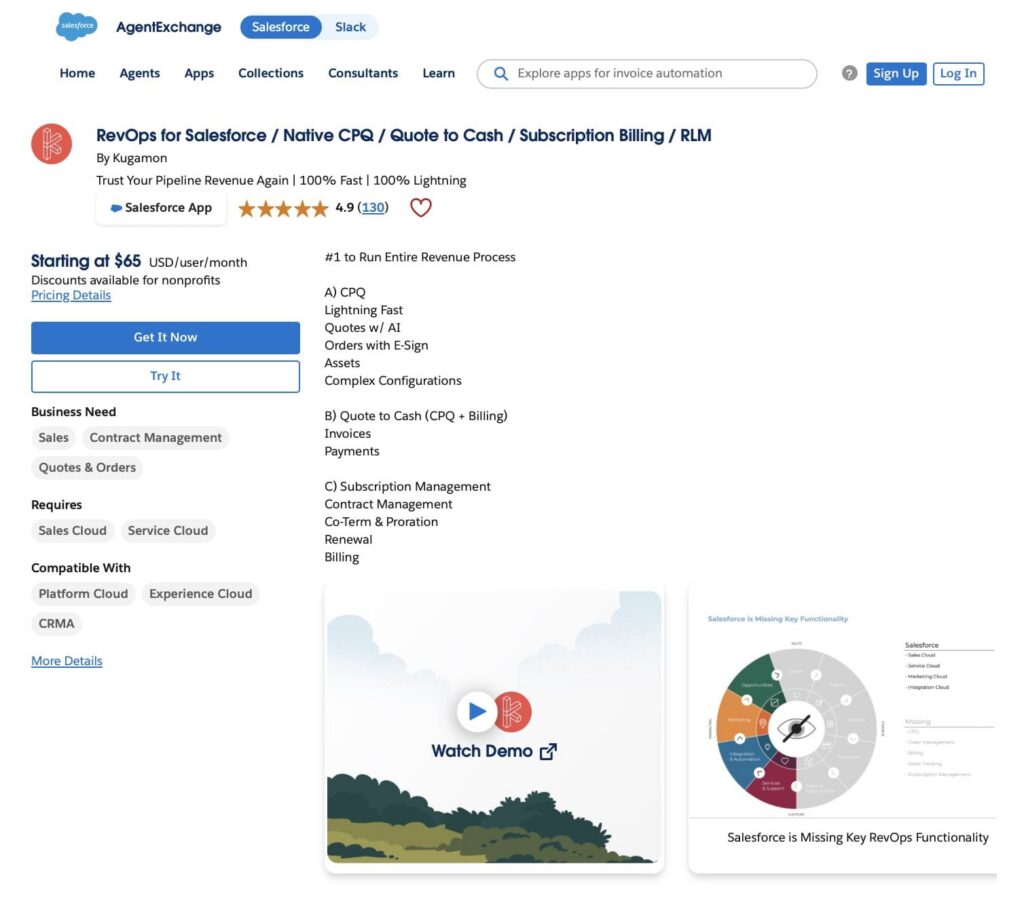 RevOps for Salesforce _ Native CPQ _ Quote to Cash _ Subscription Billing _ RLM