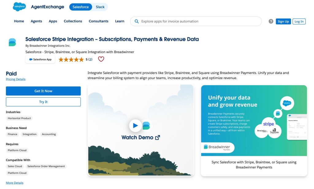 Salesforce Stripe Integration – Subscriptions, Payments & Revenue Data