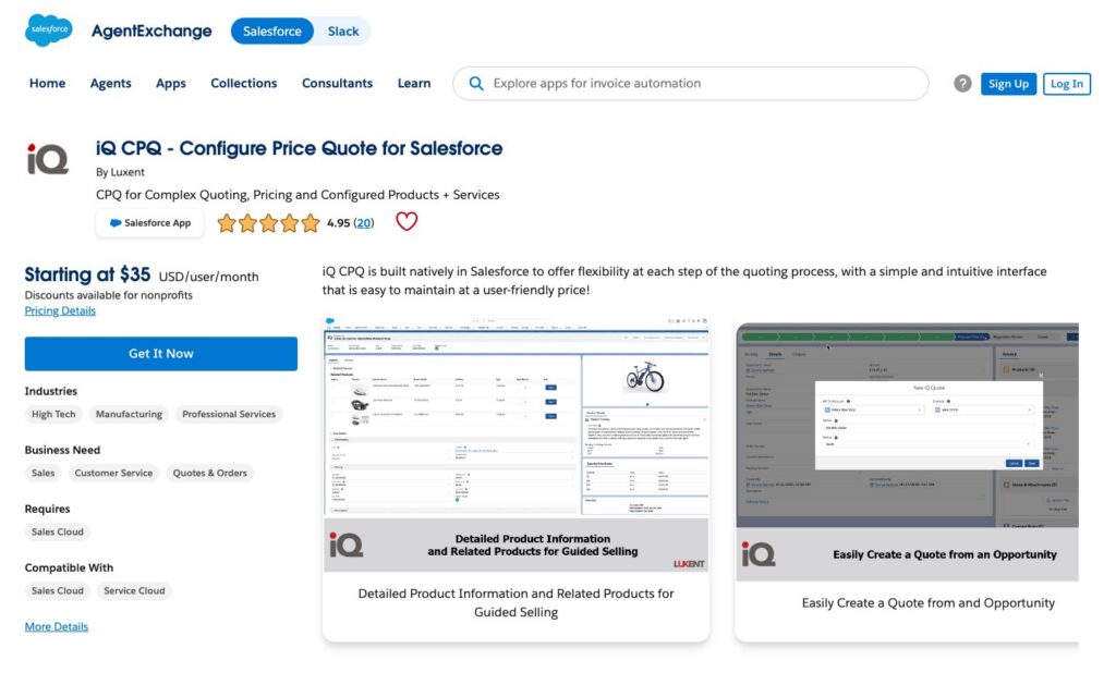 iQ CPQ - Configure Price Quote for Salesforce