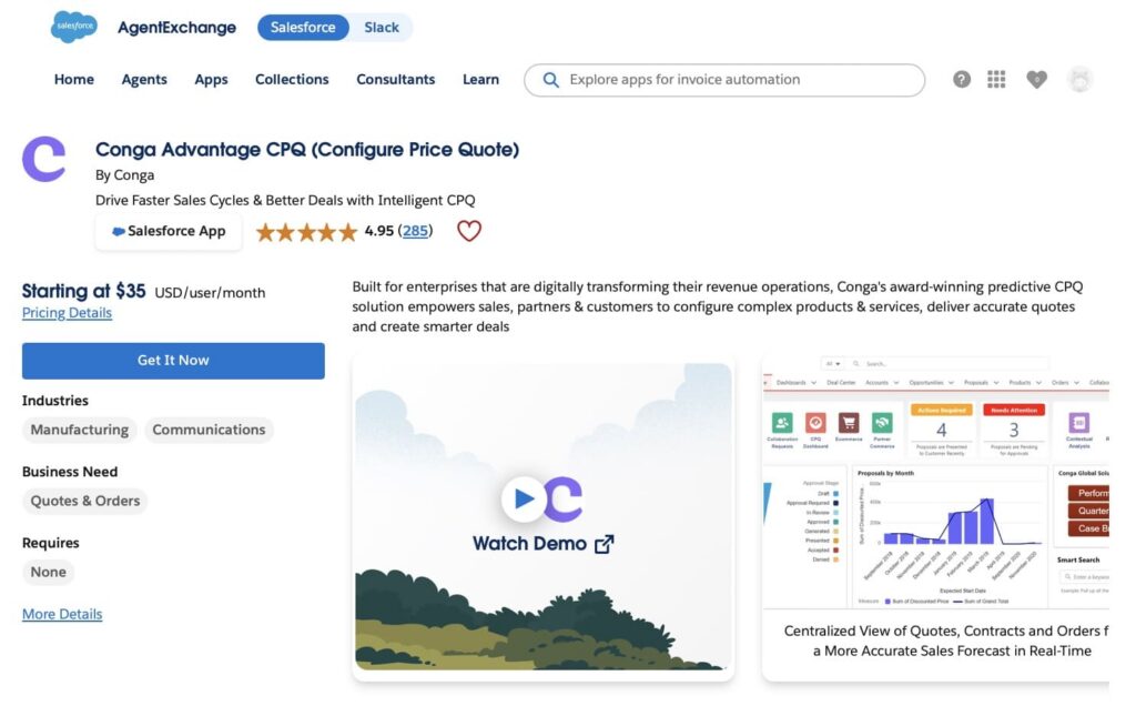 Conga Advantage CPQ