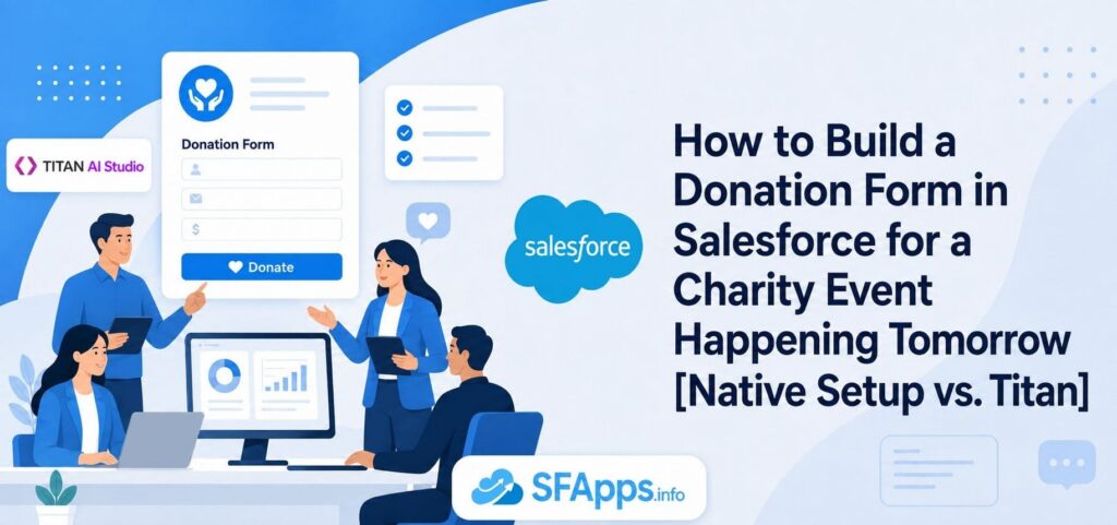 How to Build a Donation Form in Salesforce for a Charity Event Happening Tomorrow Main6