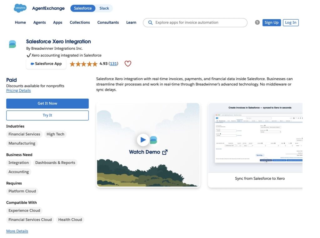 Salesforce Xero Integration By Breadwinner