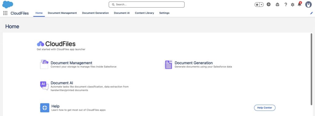 CloudFiles app